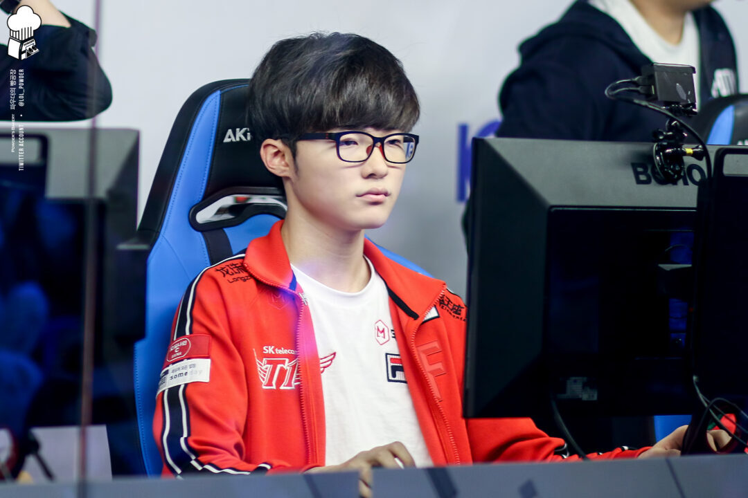 League of legends Faker playing for SKT